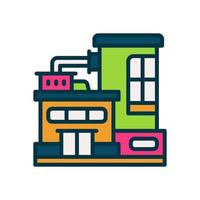 factory icon for your website, mobile, presentation, and logo design. vector