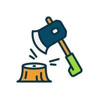 axe icon for your website, mobile, presentation, and logo design. vector