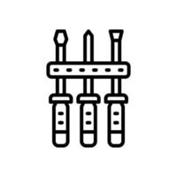 screwdriver icon for your website, mobile, presentation, and logo design. vector
