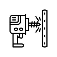 drill machine icon for your website, mobile, presentation, and logo design. vector