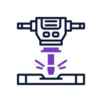 jackhammer icon for your website, mobile, presentation, and logo design. vector