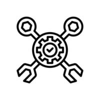 wrench icon for your website, mobile, presentation, and logo design. vector