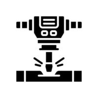 jackhammer icon for your website, mobile, presentation, and logo design. vector