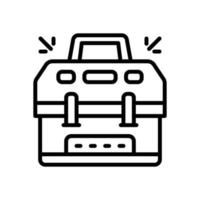 icono de caja de herramientas para su sitio web, móvil, presentación y diseño de logotipo. vector