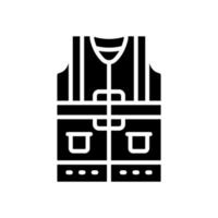 vest icon for your website, mobile, presentation, and logo design. vector