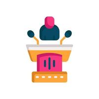 conference icon for your website, mobile, presentation, and logo design. vector