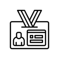 id card icon for your website, mobile, presentation, and logo design. vector