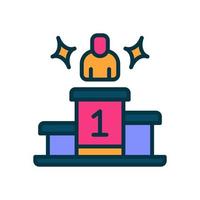 podium icon for your website, mobile, presentation, and logo design. vector