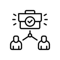 partnership icon for your website, mobile, presentation, and logo design. vector