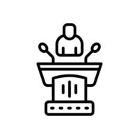 conference icon for your website, mobile, presentation, and logo design. vector