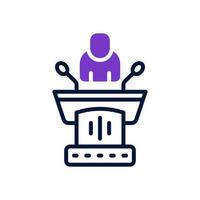 conference icon for your website, mobile, presentation, and logo design. vector