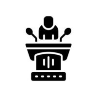conference icon for your website, mobile, presentation, and logo design. vector