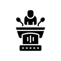 conference icon for your website, mobile, presentation, and logo design. vector