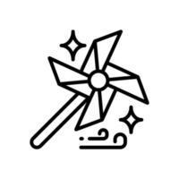 windmill icon for your website, mobile, presentation, and logo design. vector