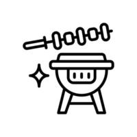 barbeque icon for your website, mobile, presentation, and logo design. vector