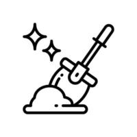 shovel icon for your website, mobile, presentation, and logo design. vector