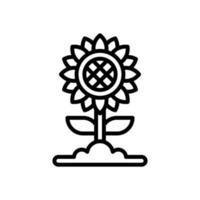 sunflower icon for your website, mobile, presentation, and logo design. vector