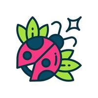 ladybug icon for your website, mobile, presentation, and logo design. vector