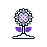sunflower icon for your website, mobile, presentation, and logo design. vector