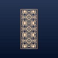 decorative elements border frame borders pattern islamic pattern files dxf Laser cut panel template cnc files - Jali design for graphic and CNC router vector