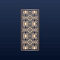 decorative elements border frame borders pattern islamic pattern files dxf Laser cut panel template cnc files - Jali design for graphic and CNC router vector