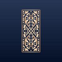 decorative elements border frame borders pattern islamic pattern files dxf Laser cut panel template cnc files - Jali design for graphic and CNC router vector