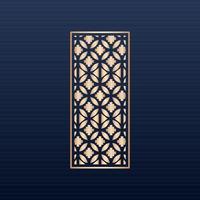 decorative elements border frame borders pattern islamic pattern files dxf Laser cut panel template cnc files - Jali design for graphic and CNC router vector