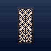 decorative elements border frame borders pattern islamic pattern files dxf Laser cut panel template cnc files - Jali design for graphic and CNC router vector