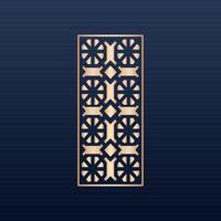 decorative elements border frame borders pattern islamic pattern files dxf Laser cut panel template cnc files - Jali design for graphic and CNC router vector