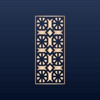 decorative elements border frame borders pattern islamic pattern files dxf Laser cut panel template cnc files - Jali design for graphic and CNC router vector