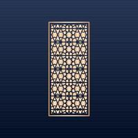 decorative elements border frame borders pattern islamic pattern files dxf Laser cut panel template cnc files - Jali design for graphic and CNC router vector