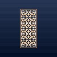 decorative elements border frame borders pattern islamic pattern files dxf Laser cut panel template cnc files - Jali design for graphic and CNC router vector