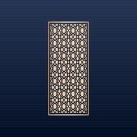 decorative elements border frame borders pattern islamic pattern files dxf Laser cut panel template cnc files - Jali design for graphic and CNC router vector