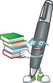 vector de bolígrafo negro