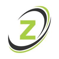 Initial Letter Z Logo Company Name Simple and Modern Logotype Design for Business and Company Identity vector