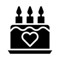 cake icon gradient solid valentine illustration vector element and symbol perfect.