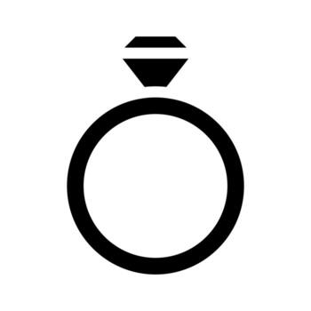 ring icon gradient solid valentine illustration vector element and symbol perfect.