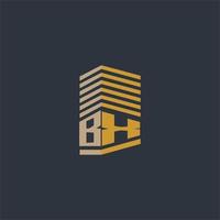 BX initial monogram real estate logo ideas vector