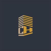 CK initial monogram real estate logo ideas vector