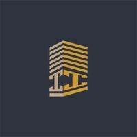 II initial monogram real estate logo ideas vector