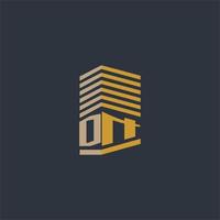 DN initial monogram real estate logo ideas vector