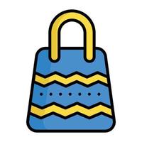 A beautiful design icon of shopping bag for web and mobile apps vector