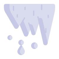 Icicle vector icon design, easy to use