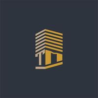 TM initial monogram real estate logo ideas vector