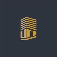 UM initial monogram real estate logo ideas vector