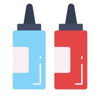 A beautiful vector design of sauce bottle in trendy style