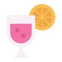 Fresh juice vector icon in trendy style