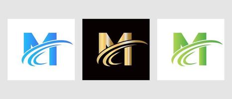 Letter M Logo Design Template vector