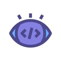 vision icon for your website, mobile, presentation, and logo design. vector