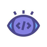 vision icon for your website, mobile, presentation, and logo design. vector